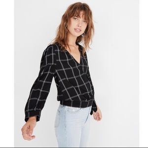 Madewell wrap top